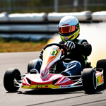 **Image Prompt:** Action shot of a kart drifting around a sharp corner, sparks flying, with "Perfect Drift" meter visible and nearly full. Focus on the dynamic motion and excitement.