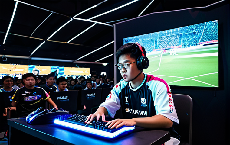 KartRider Competition Mode**

"A fully clothed, focused KartRider player, wearing a gaming jersey, participating in a local Malaysian KartRider e-sports tournament. The scene shows intense concentration, hands on the keyboard, with the game projected on a large screen in the background. The environment is a brightly lit, professional gaming arena, filled with cheering spectators holding light sticks. Appropriate attire, safe for work, professional gaming environment, perfect anatomy, natural proportions, high quality, family-friendly."

**