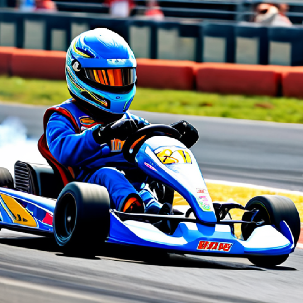 Mastering Drift and Nitro**

"A vibrant, action-packed scene of a KartRider kart drifting expertly around a sharp corner on a brightly colored track. Nitro flames are emitting from the kart's exhaust. The driver is focused and determined, wearing a racing helmet. Background shows cheering crowds and dynamic track elements. Professional quality, perfect anatomy, correct proportions, safe for work, appropriate content, fully clothed, family-friendly, well-formed kart, natural body proportions."

**