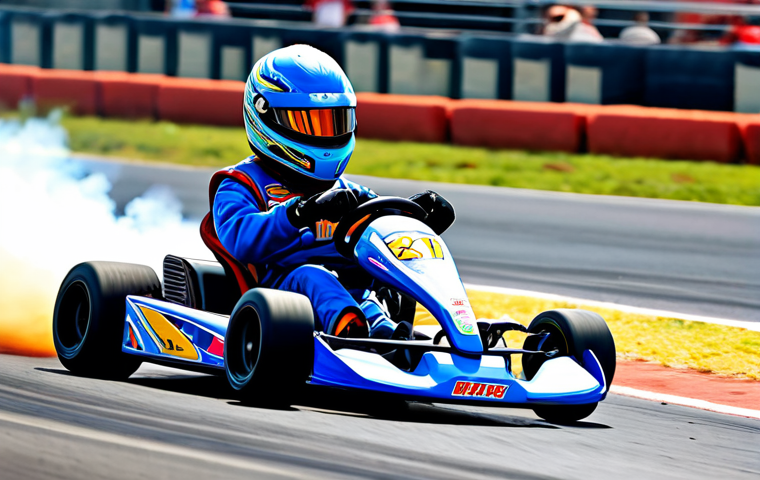 Mastering Drift and Nitro**

"A vibrant, action-packed scene of a KartRider kart drifting expertly around a sharp corner on a brightly colored track. Nitro flames are emitting from the kart's exhaust. The driver is focused and determined, wearing a racing helmet. Background shows cheering crowds and dynamic track elements. Professional quality, perfect anatomy, correct proportions, safe for work, appropriate content, fully clothed, family-friendly, well-formed kart, natural body proportions."

**